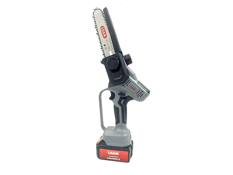 Potatore con 2 batterie 21V 4Ah Lisam SG18 con seconda barra da 20cm