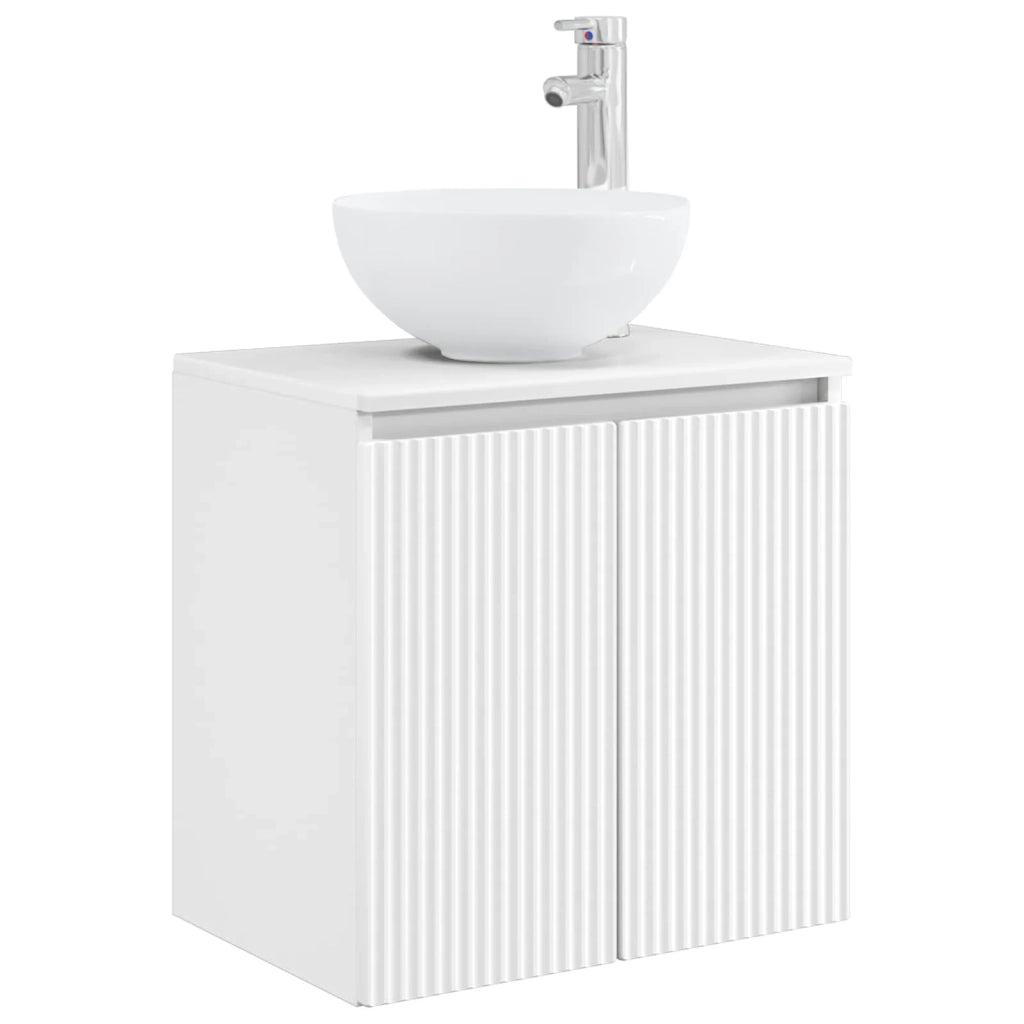 Set di mobili per il bagno 6 pz Bianco 3407151