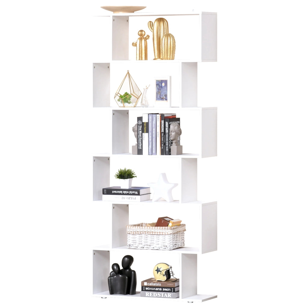 Libreria in Legno ¨C zephmum ¨C Bianco 80x24x191 cm