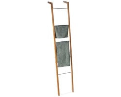 Scale mobile per asciugamani - Supporto per asciugamani - Bamboo - 180 x 35 x 20 cm