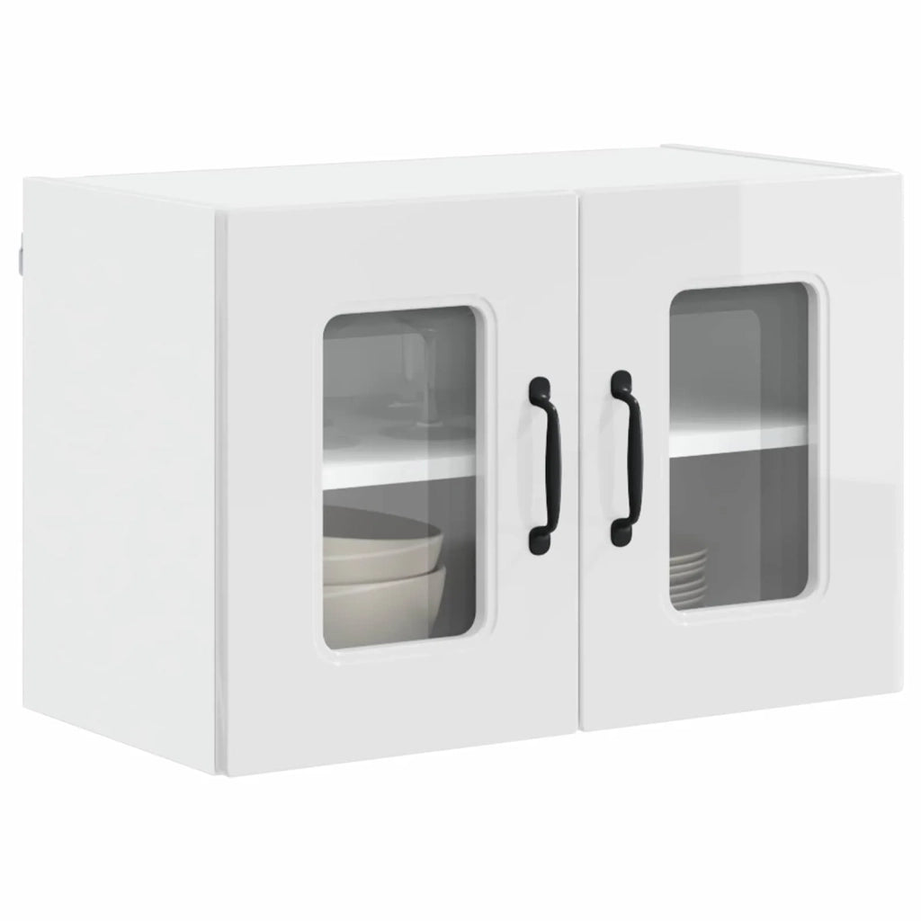 Mobile da cucina con lo scaffale-Armadio da cucina Bianco Lucido 60 x 31 x 40 cm 360499