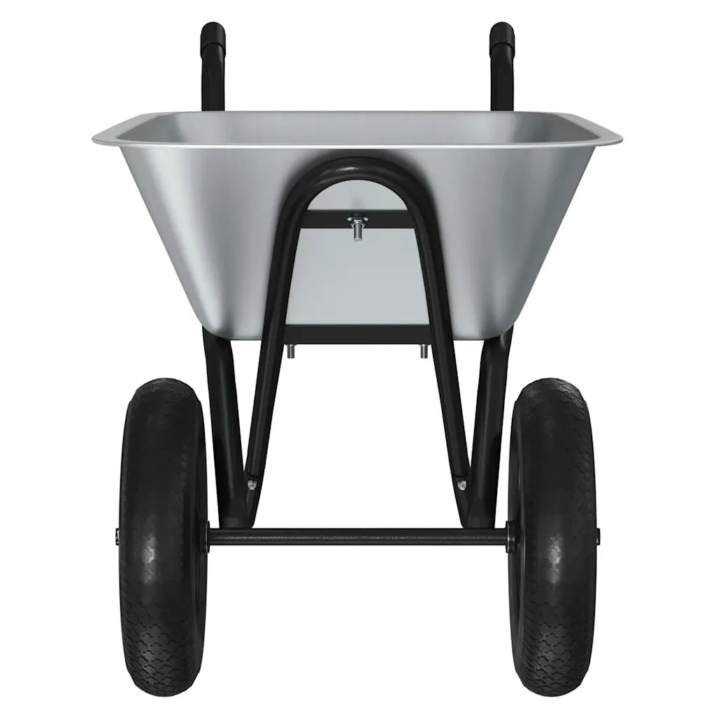 Carriole Argento e Nero 137 x 60 x 65,5 cm Acciaio 42007972