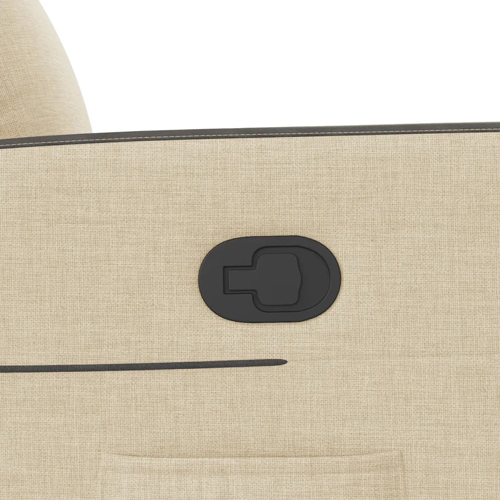Poltrona Reclinabile in Tessuto Crema 4104829