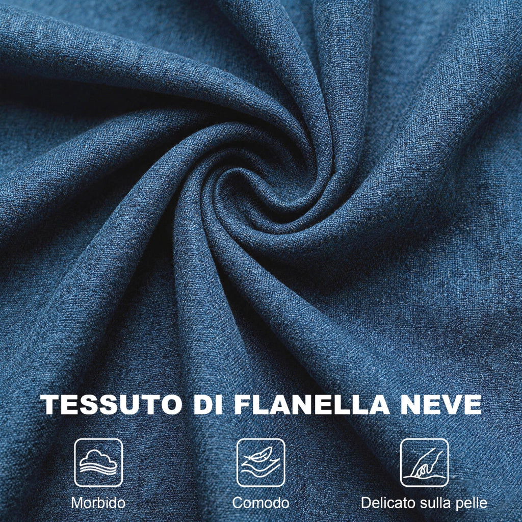 Poltrona Relax in Velluto Blu con Cuscini ¨C Minimal ¨C 74x86x102 cm