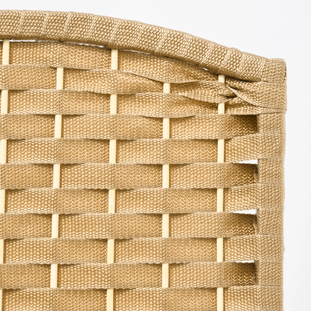 Paravento ¨C Minimal ¨C Naturale, Legno, 6 Pannelli, Pieghevole
