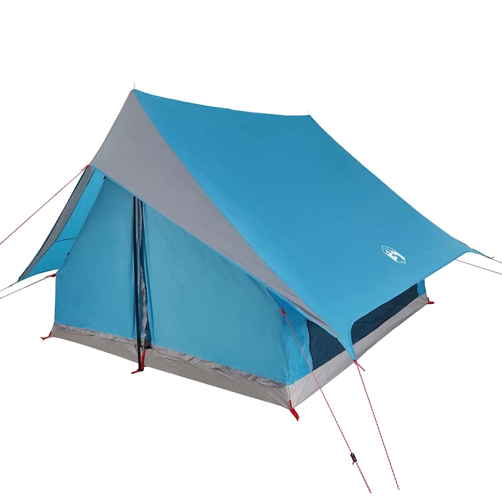 Tenda Familiare con tetto Blu e Grigio 256 x 256 x 185 cm 4100677