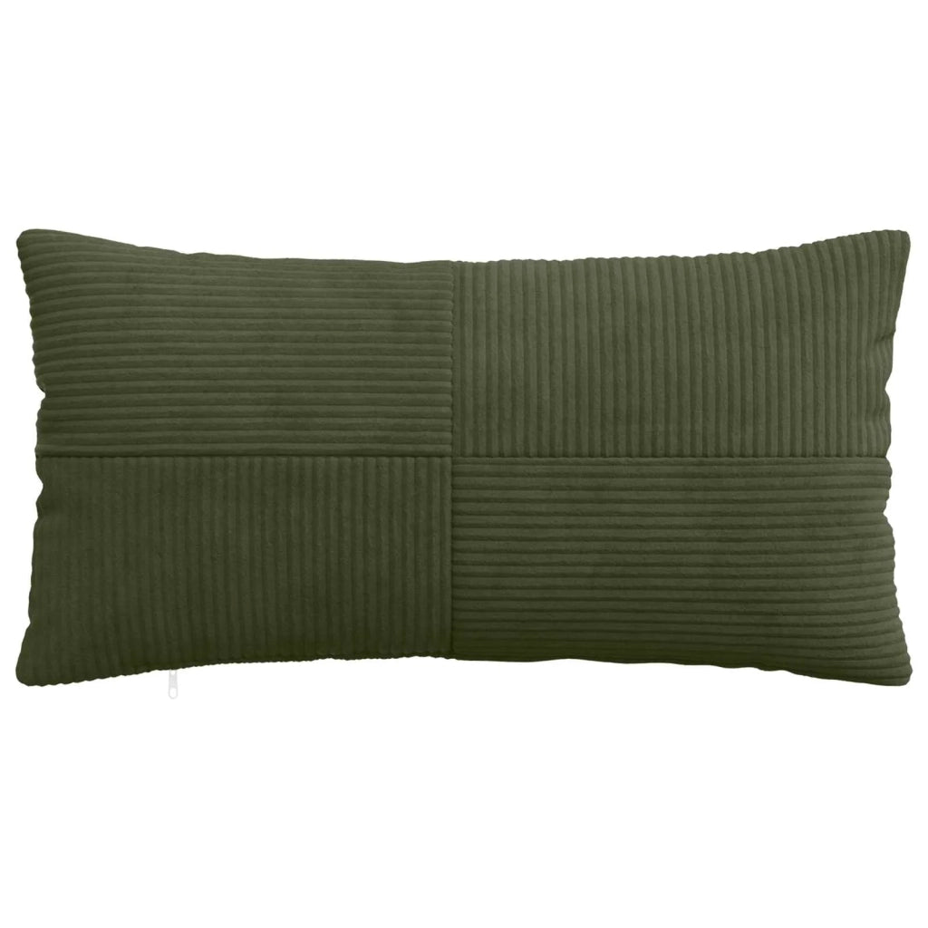 Federa 6 pcs ALMELO Verde 40 x 70 cm corduroy 914506