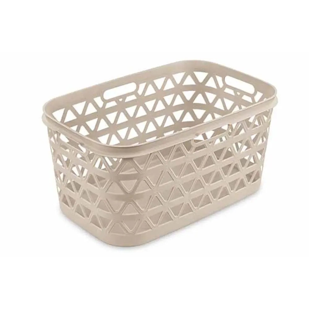 Cesta portabiancheria Oceana bianca 45l cm 57,1x37,1x27,1 h