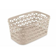 Cesta portabiancheria Oceana bianca 45l cm 57,1x37,1x27,1 h