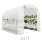 Serra a tunnel 2.7x2x2m ¨C zephmum ¨C 6 finestre rete portatile