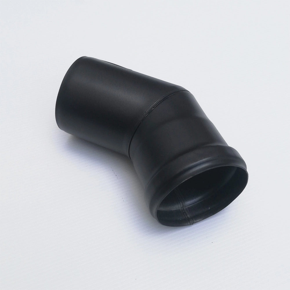 Curva gomito nero pellet a 45° da 100mm