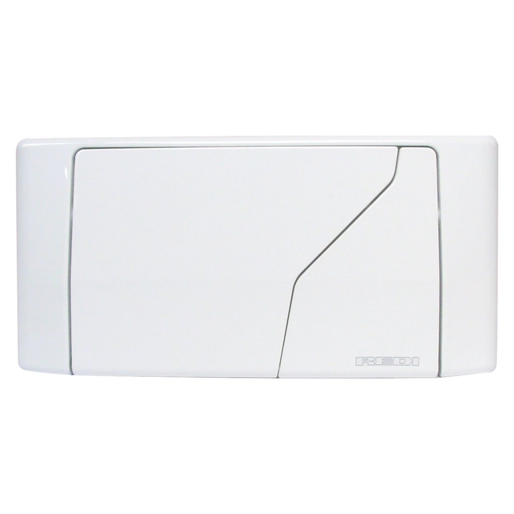 PLACCA PER CASSETTA REDI DOPPIO SCARICO- Bianco- DH- pezzi 1