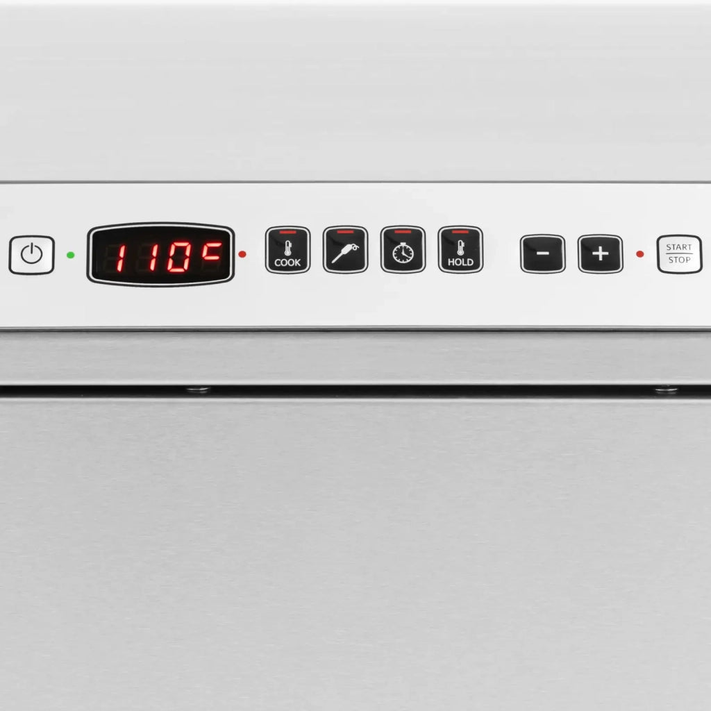 Forno a bassa temperatura con sonda di temperatura e timer GN 1/1 acciaio inox argento metallizzato 14_0009060