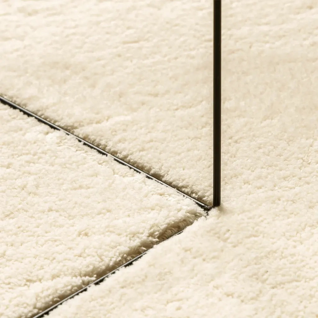 Tappeto del soggiorno | Tappeto a Pelo Corto HUARTE Morbido e Lavabile Crema 200x280 cm