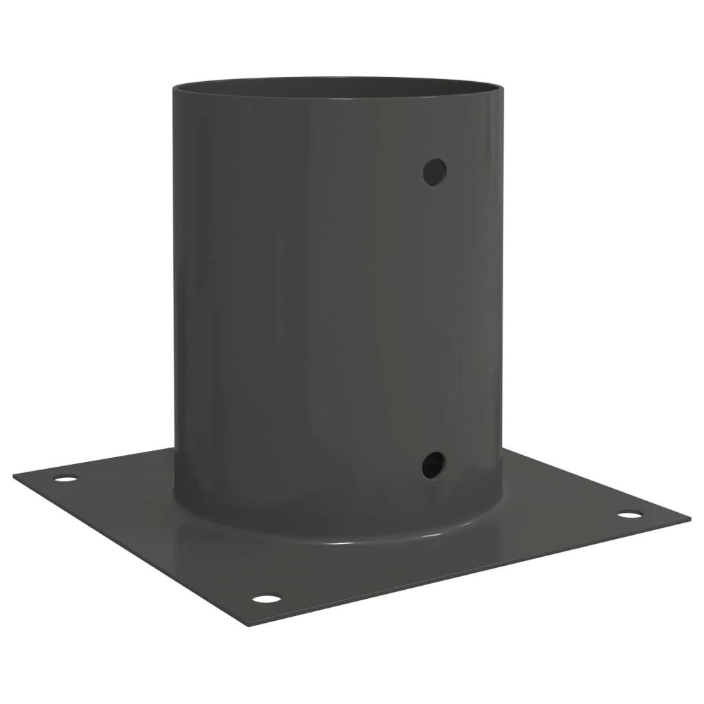 Ancora rotonda per terreno 12 pz Antracite 18 x 18 x15 cm CFW3668579