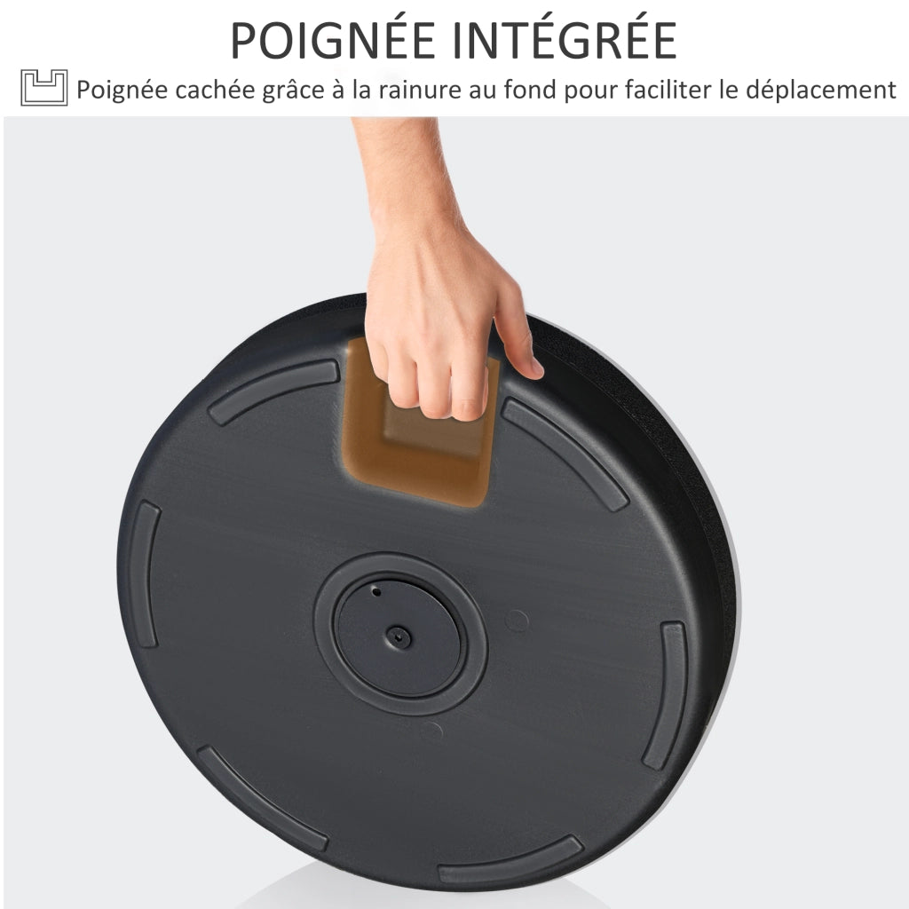 Base per Parasole Rotonda ¨C Minimal ¨C Nero 51x51x30.5 cm