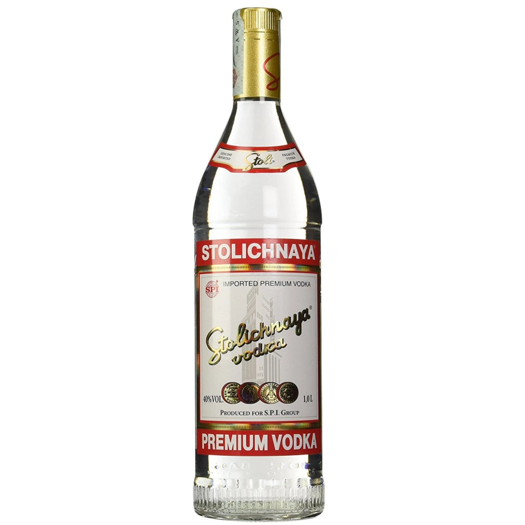 Stolichnaya vodka red premium 1 litro