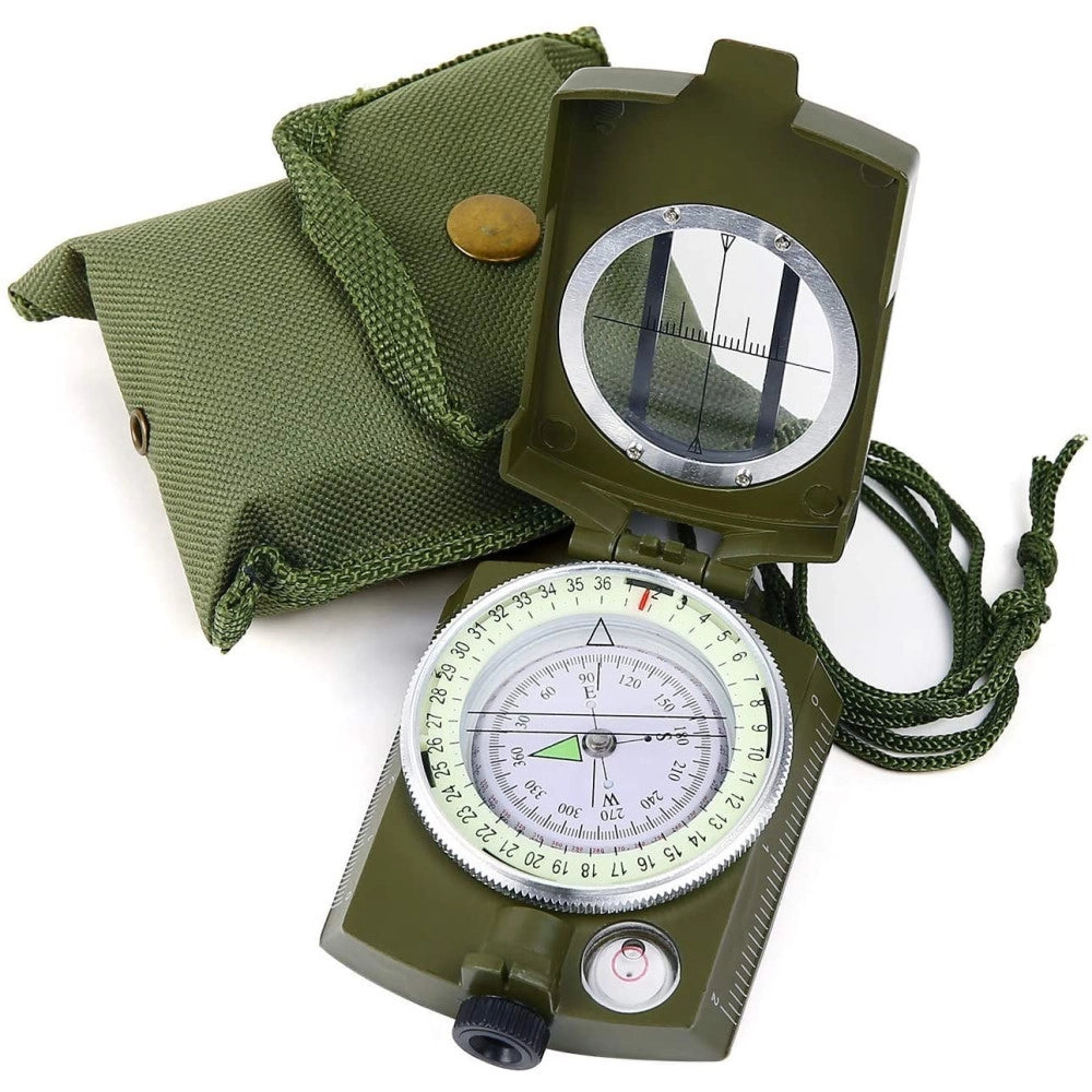 Trade Shop - Bussola Militare Professionale Geologia Multifunzione Da Campeggio Impermeabile -