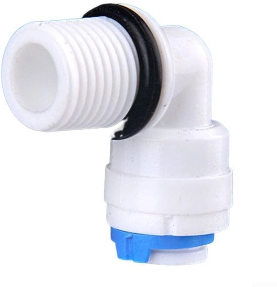 Filtro ad anello per acqua - Design a impatto/Piattaforma a vite - Facile da installare - Materiale plastico resistente - Adatto per acqua calda/fredda - Filtro ad anello per acqua