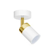Applique Milagro Joker bianco oro metallo GU10 35W