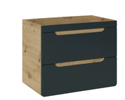 Mobile sottolavabo 70 cm 2 cassetti Aruba Cosmos 70 x 59 x 40 cm
