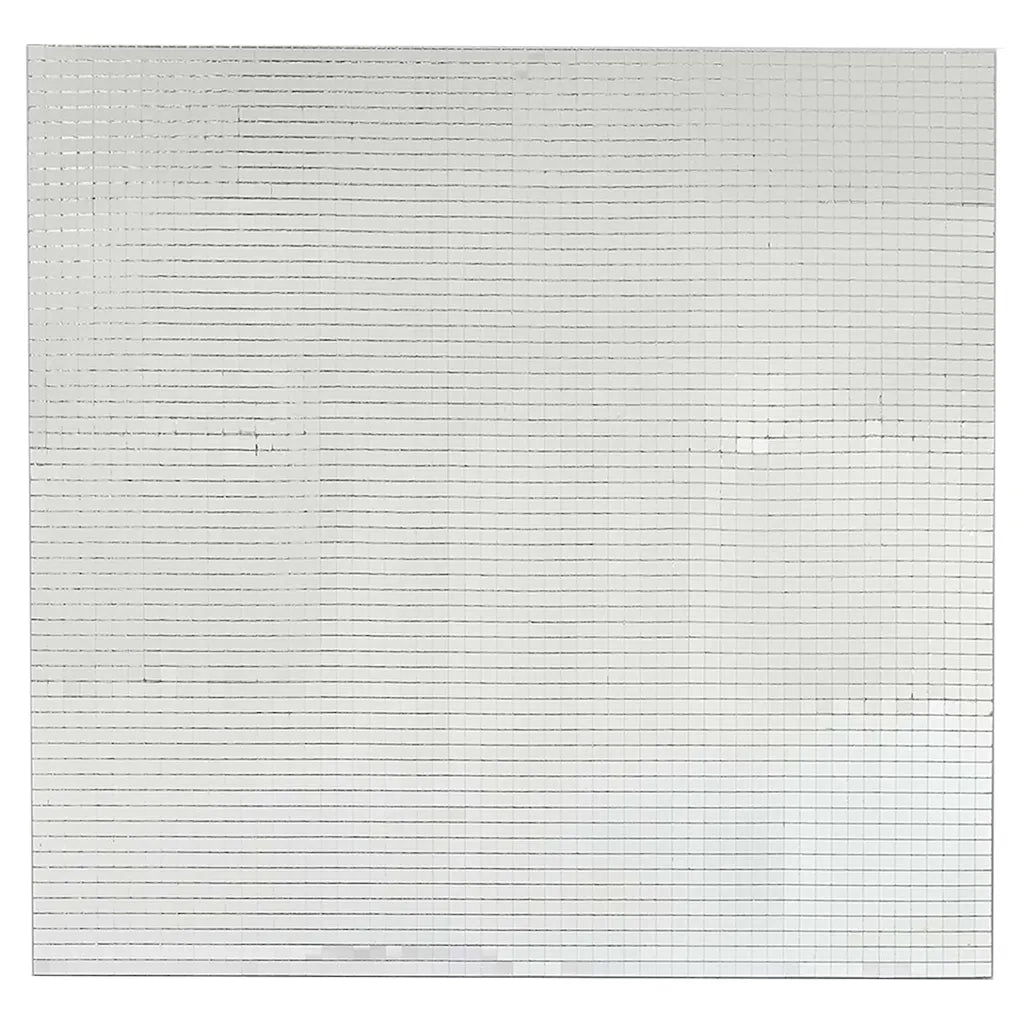 Piastrella a Mosaico con Specchio 3 pcs Argento 30 x 30 cm 42017627