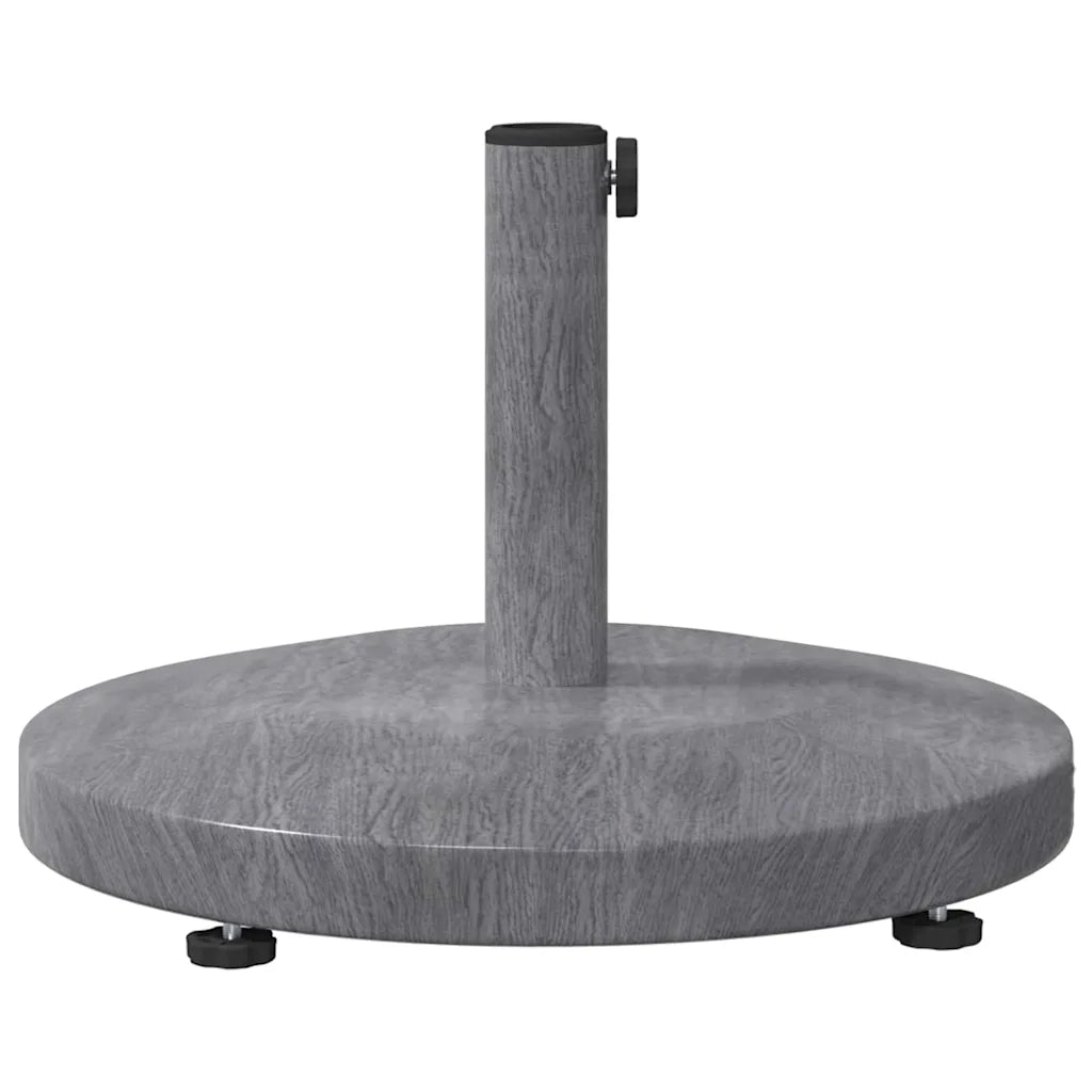 Base per ombrellone Aspetto Legno Grigio Scuro 48 x 48 x 32 cm 42010010