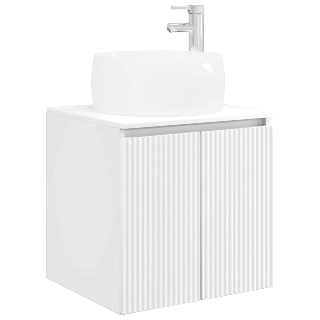 Mobile Lavabo da Parete Bianco 49,5 x 44,5 x 66 cm 890452