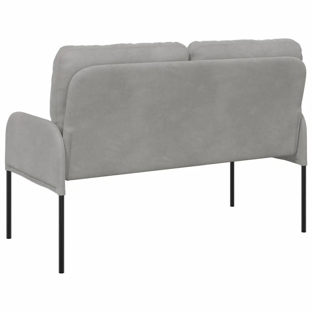 Divani con cuscino 110cm Grigio chiaro Legno compensato 42023455