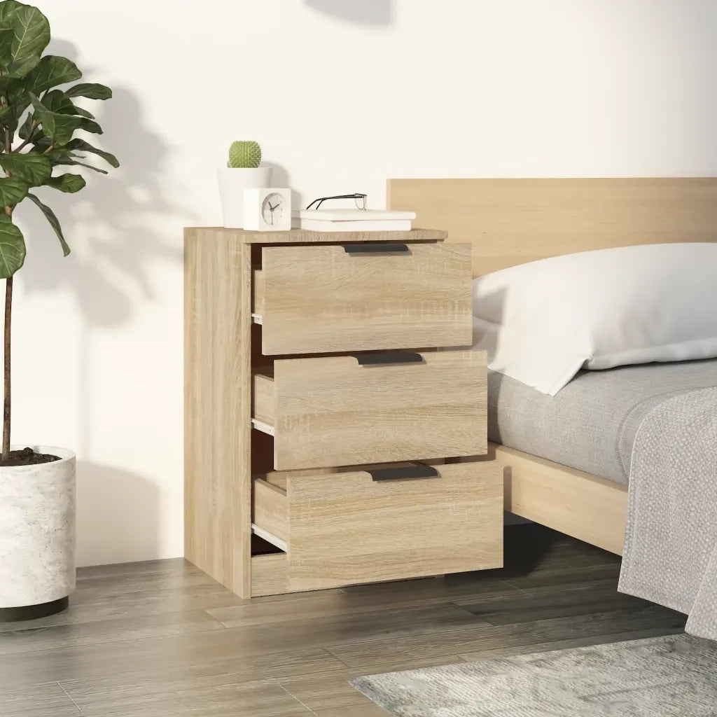 Comodini 2 pz Rovere Sonoma 40x36x65 cm 811275