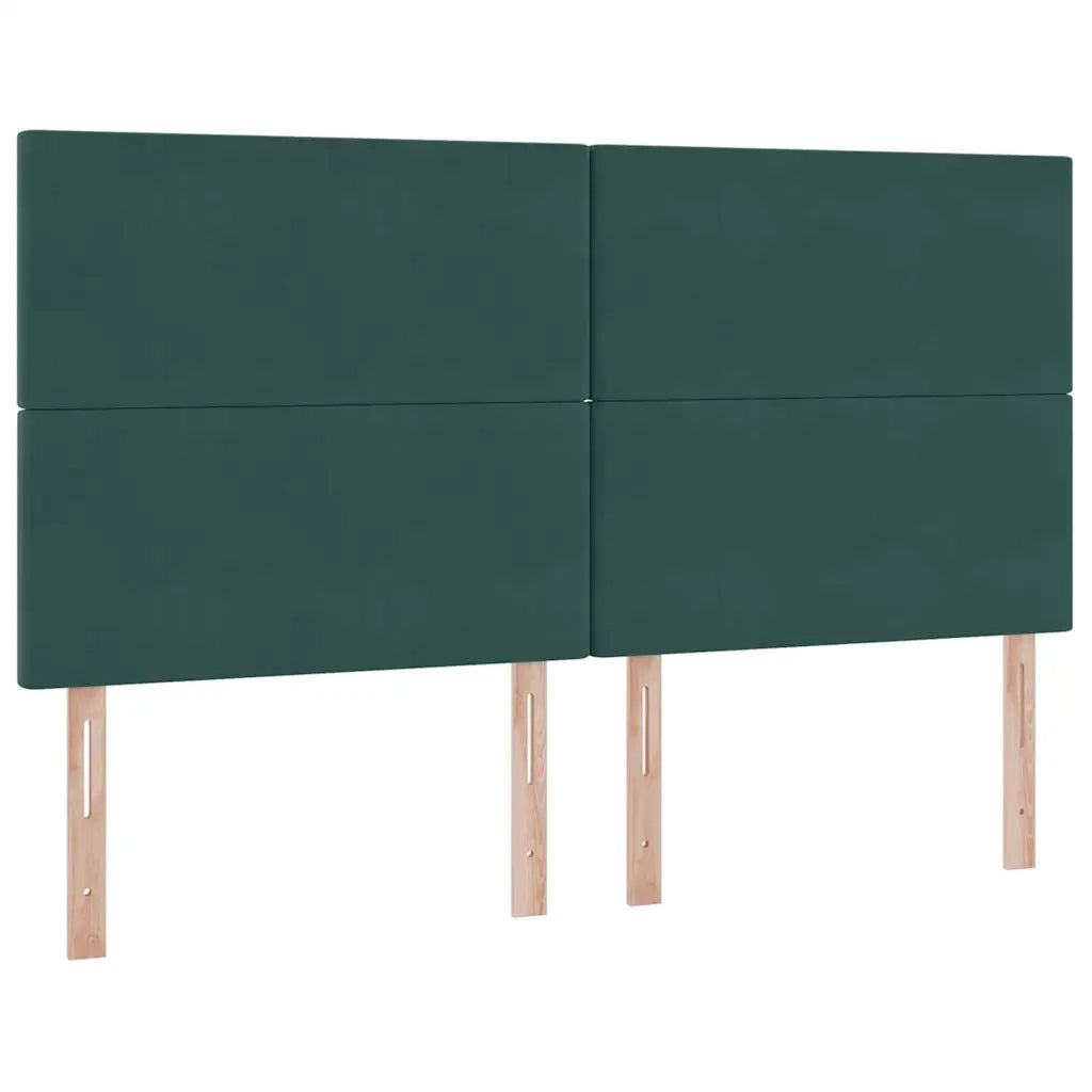 Letto con contenitore e materasso Verde Scuro 160 x 200 cm 3371982