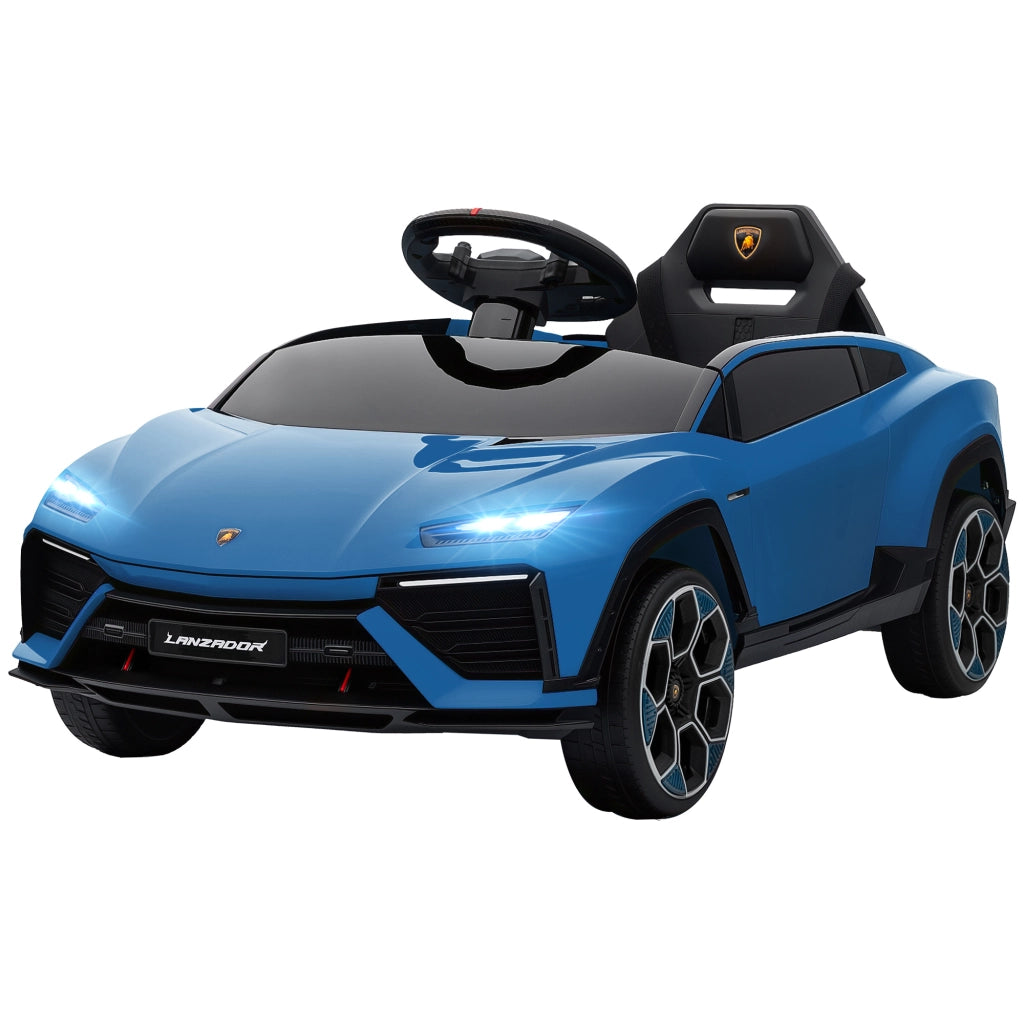 Auto elettrica per bambini ¨C zephmum ¨C Blu, 12V, telecomando