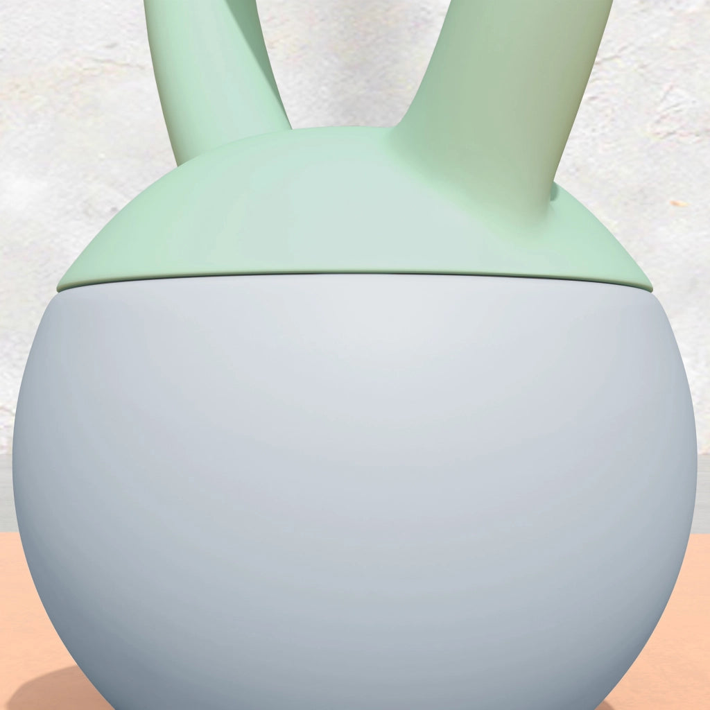 Kettlebell 4 kg ¨C Minimal ¨C Verde e Grigio 19x15x25 cm