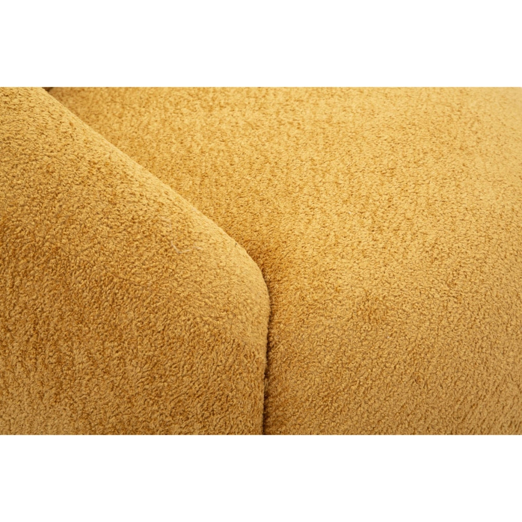 Poltrona VKH1063, Giallo, Spugna, 81x78x64 cm