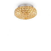 Lampada Da Soffitto King Pl3 Oro Ideal-Lux