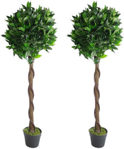 Bolbome artificiale a foglia di buxus, 120 cm, verde