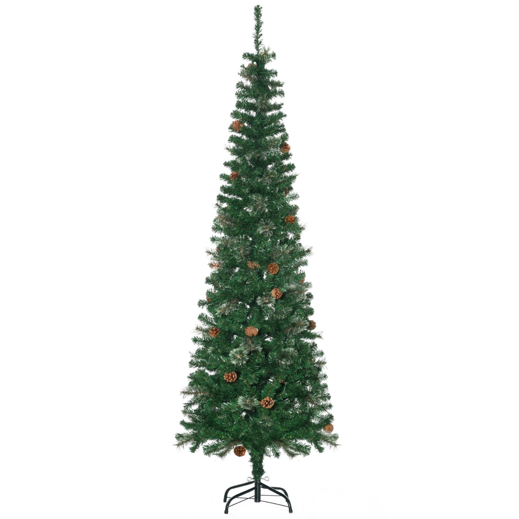 Albero di Natale Artificiale ¨C Minimal ¨C Verde 54x195 cm