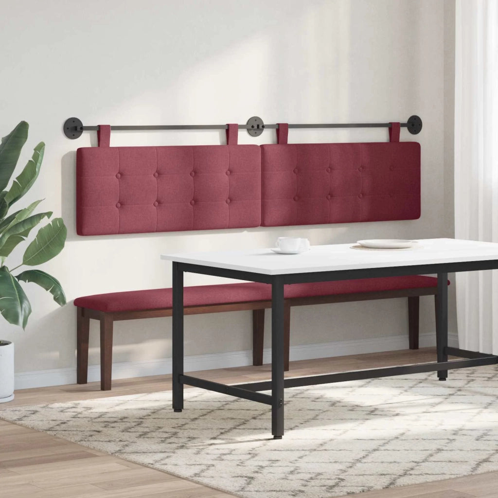 Testiera | Testata sospesa Rosso Vino Tessuto