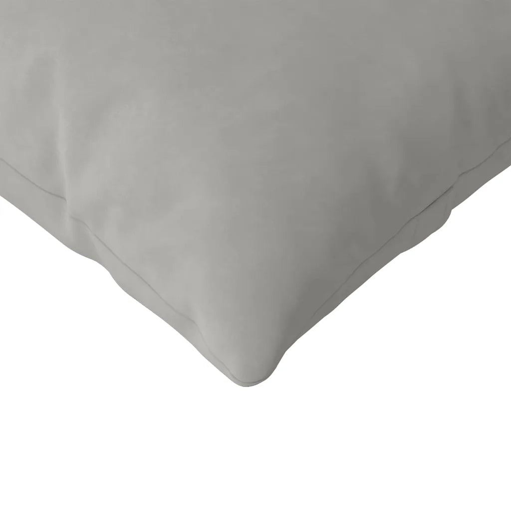 Cuscini da Divano 2 pcs Grigio chiaro 120 x 40 cm Tessuto 42013812