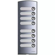 PLACCA SUPPLEMENTARE 2M 8 TASTI ALLUMINIO