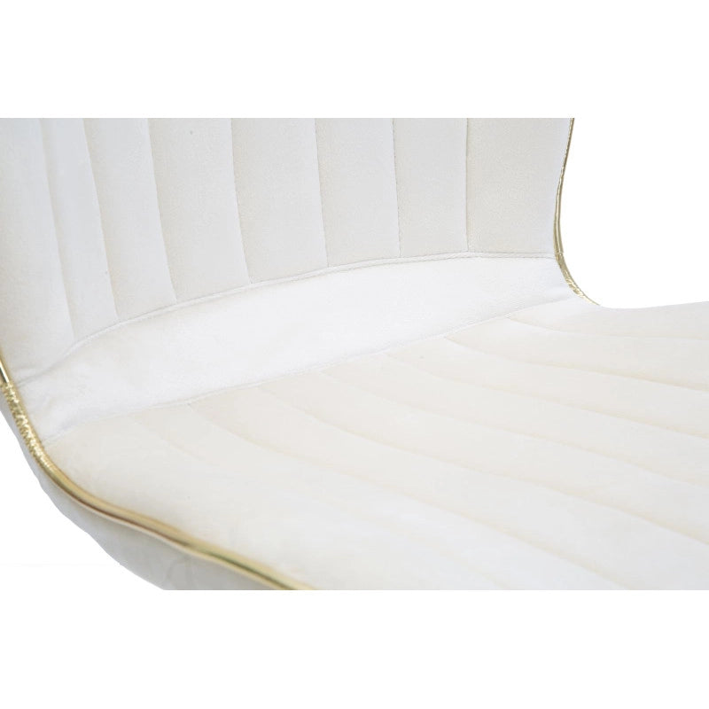Sedia Paris Space Crema /gold Set 2 Pz cm 46x58x77