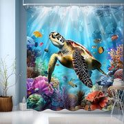 Douchegordijn in Poliestere Resistente all'Acqua - 180x200cm