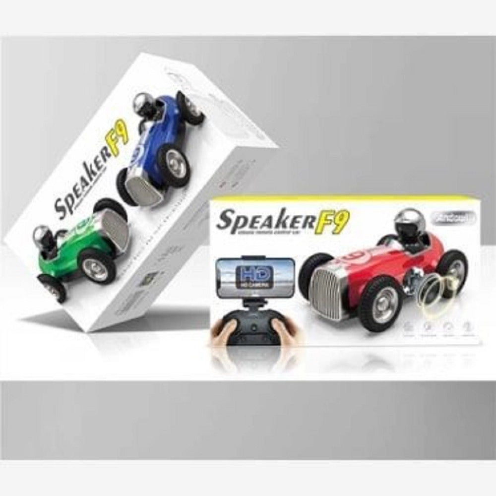 Trade Shop - Macchina Auto Retrò Radiocomandata F9 Cam Wifi Speaker Bluetooth App Smartphone -