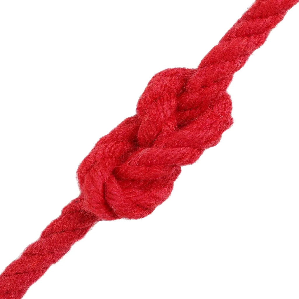 Spago di Cotone 4 mm 50 m Rosso 100% Cotone 42011893