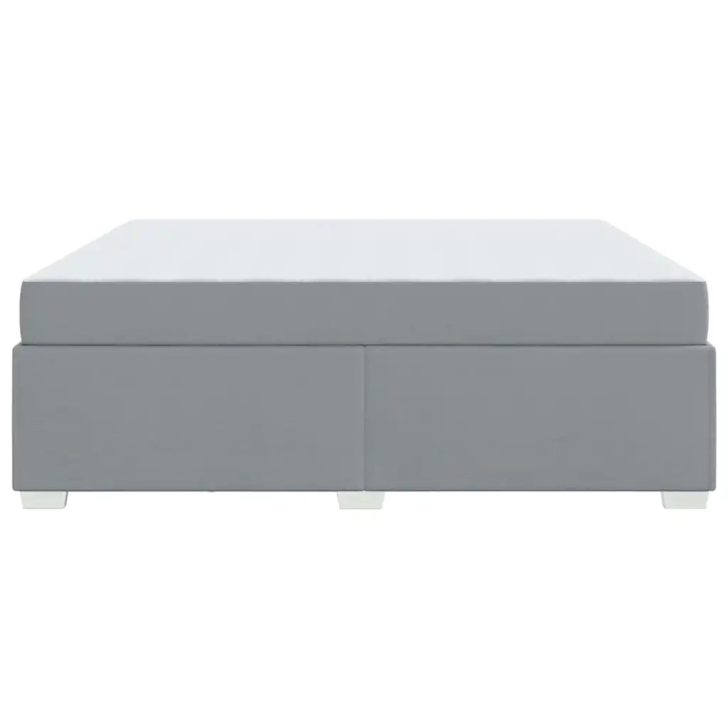 Struttura del letto Grigio chiaro 180 x 200 cm Tessuto