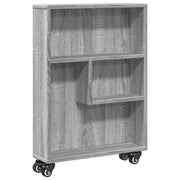Carrello Stretto Grigio Sonoma 48x13x68 cm in Truciolato CFW5233766