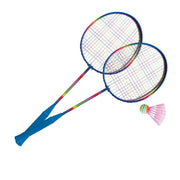 SET BADMINTON `RAINBOW` 2 racchette e 1 volano