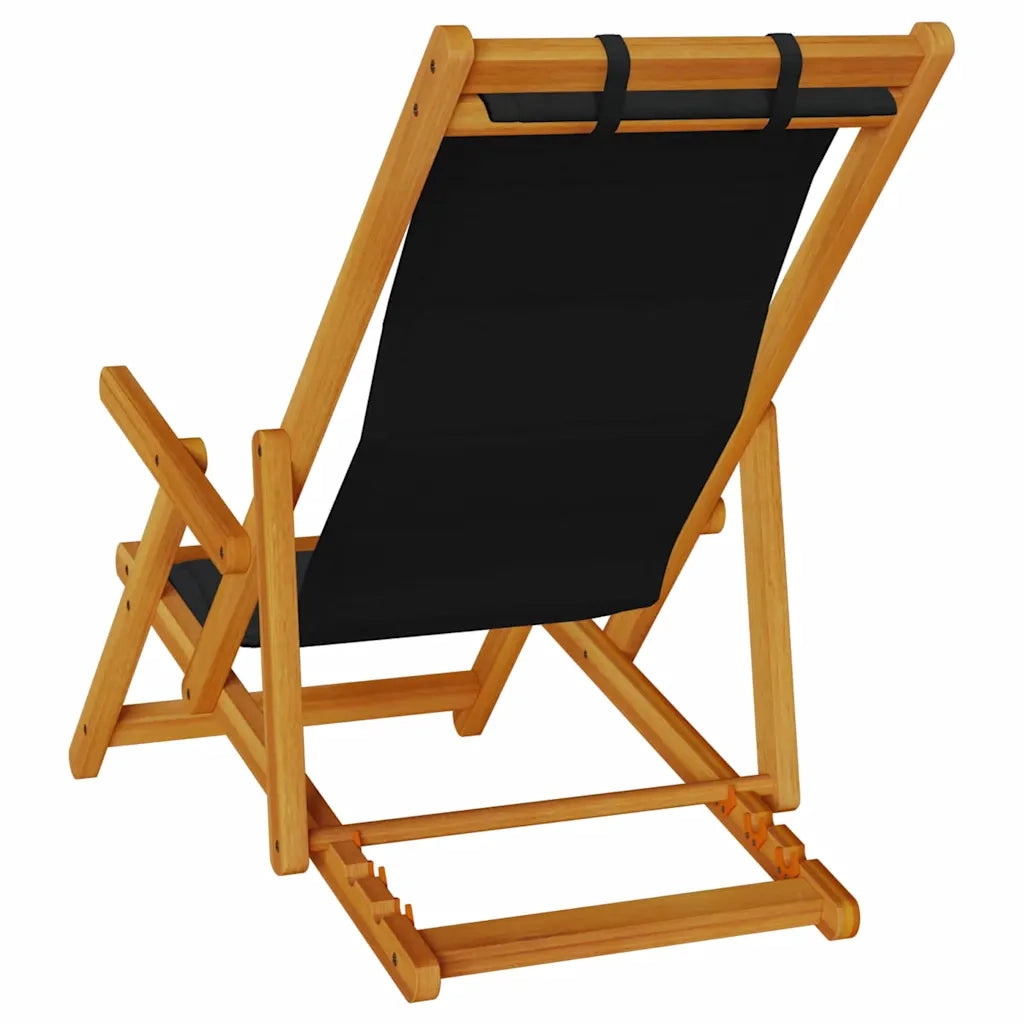 Sedia da spiaggia 2 pcs Marrone Legno di Acacia Massello 3325140