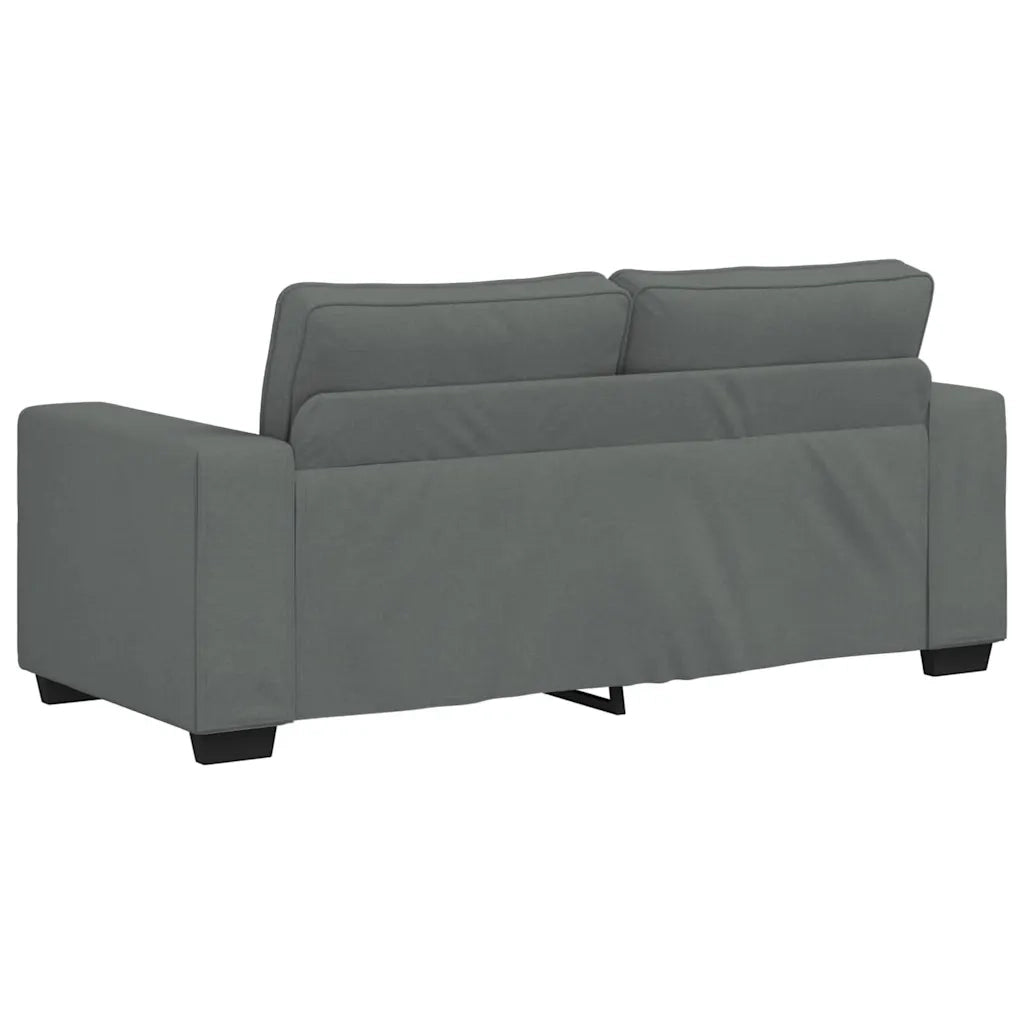Divano a 2 Posti-Sofa 2 Posti Grigio Scuro 140 cm in Tessuto 983893