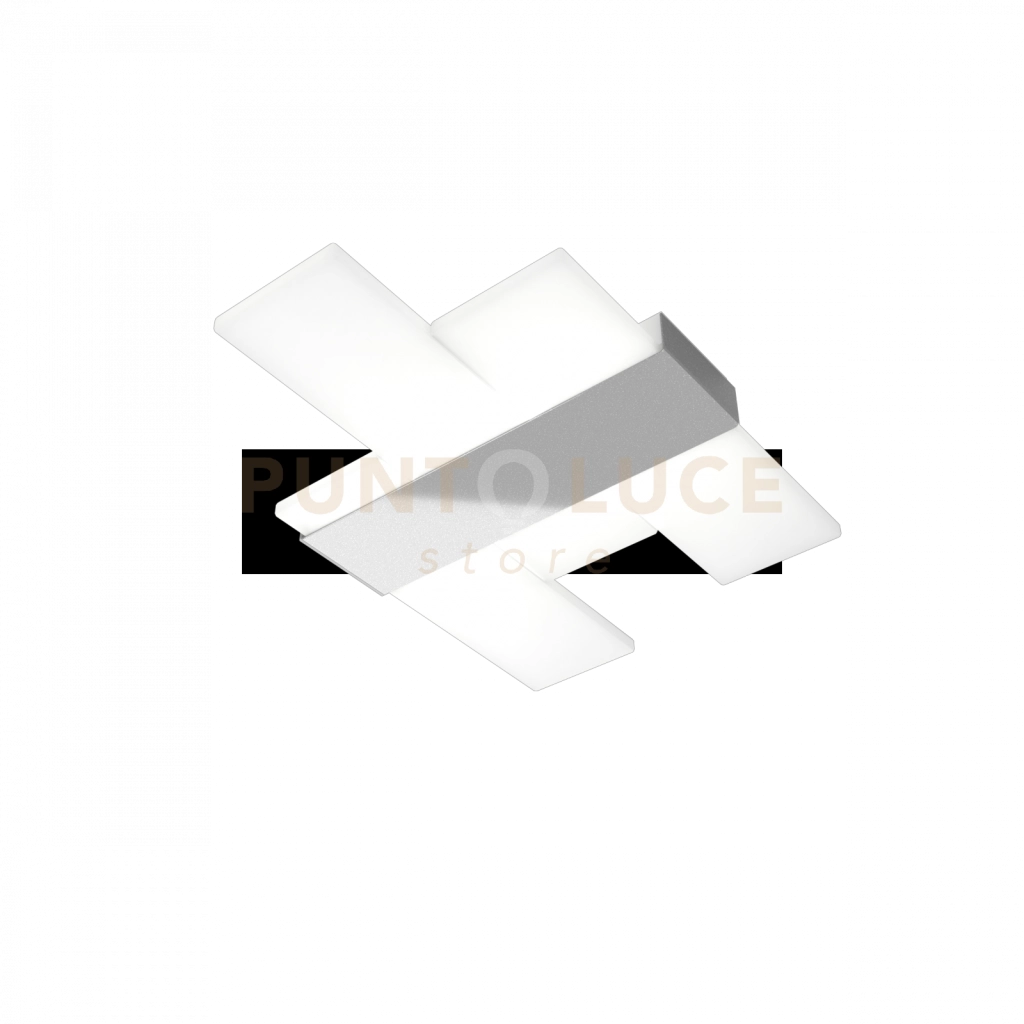 FLIGHT APPLIQUE-PLAFONIERA MEDIA SILVER CCT 1180-55-SI